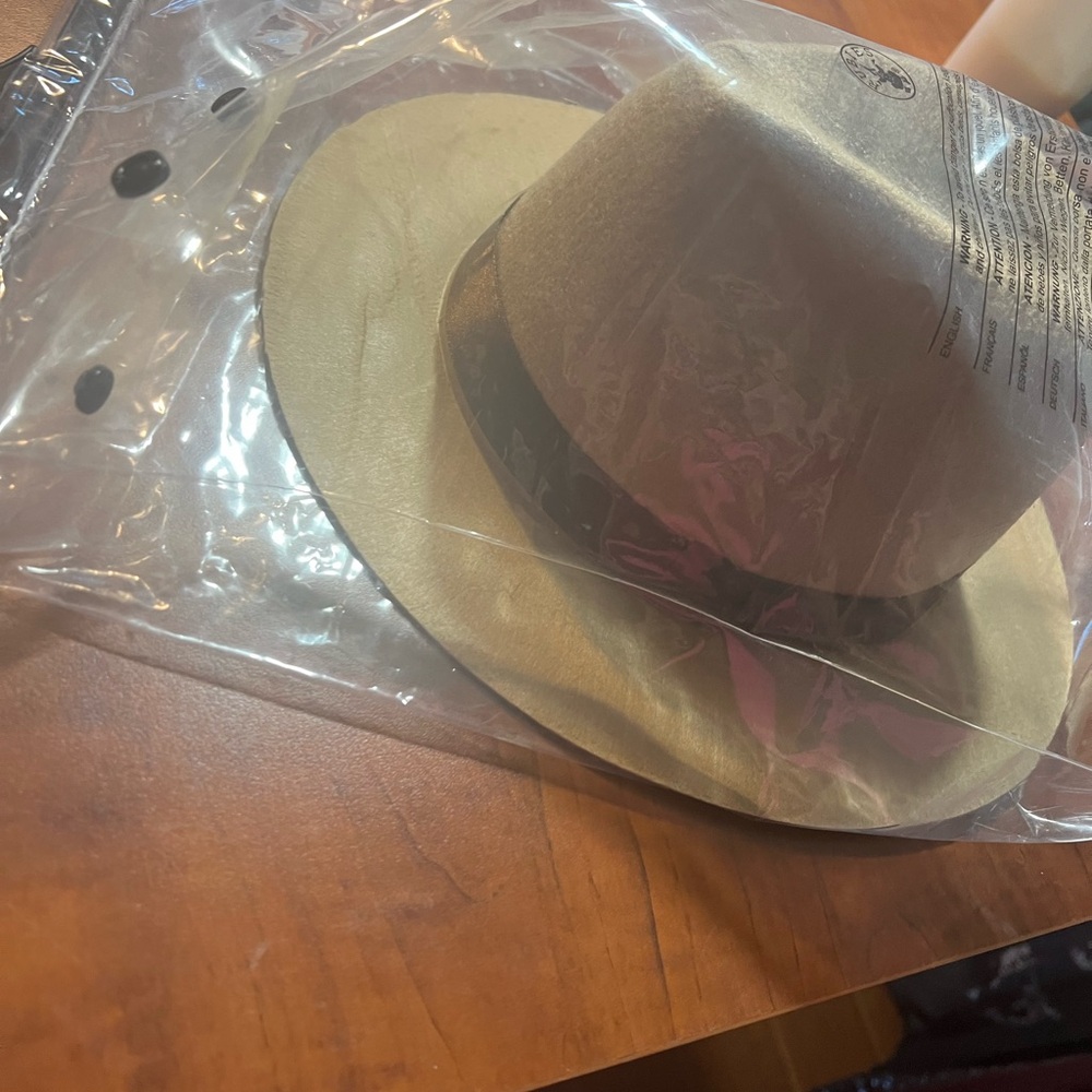 Stylish Tan Fedora Hat